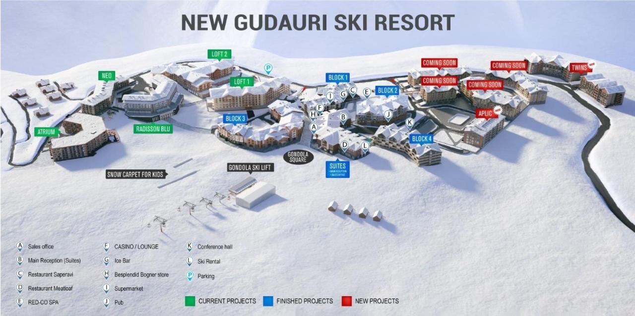 Comfortable Apartment, New Gudauri, Ski Resort Экстерьер фото
